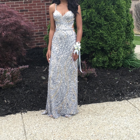 Sequin prom dress